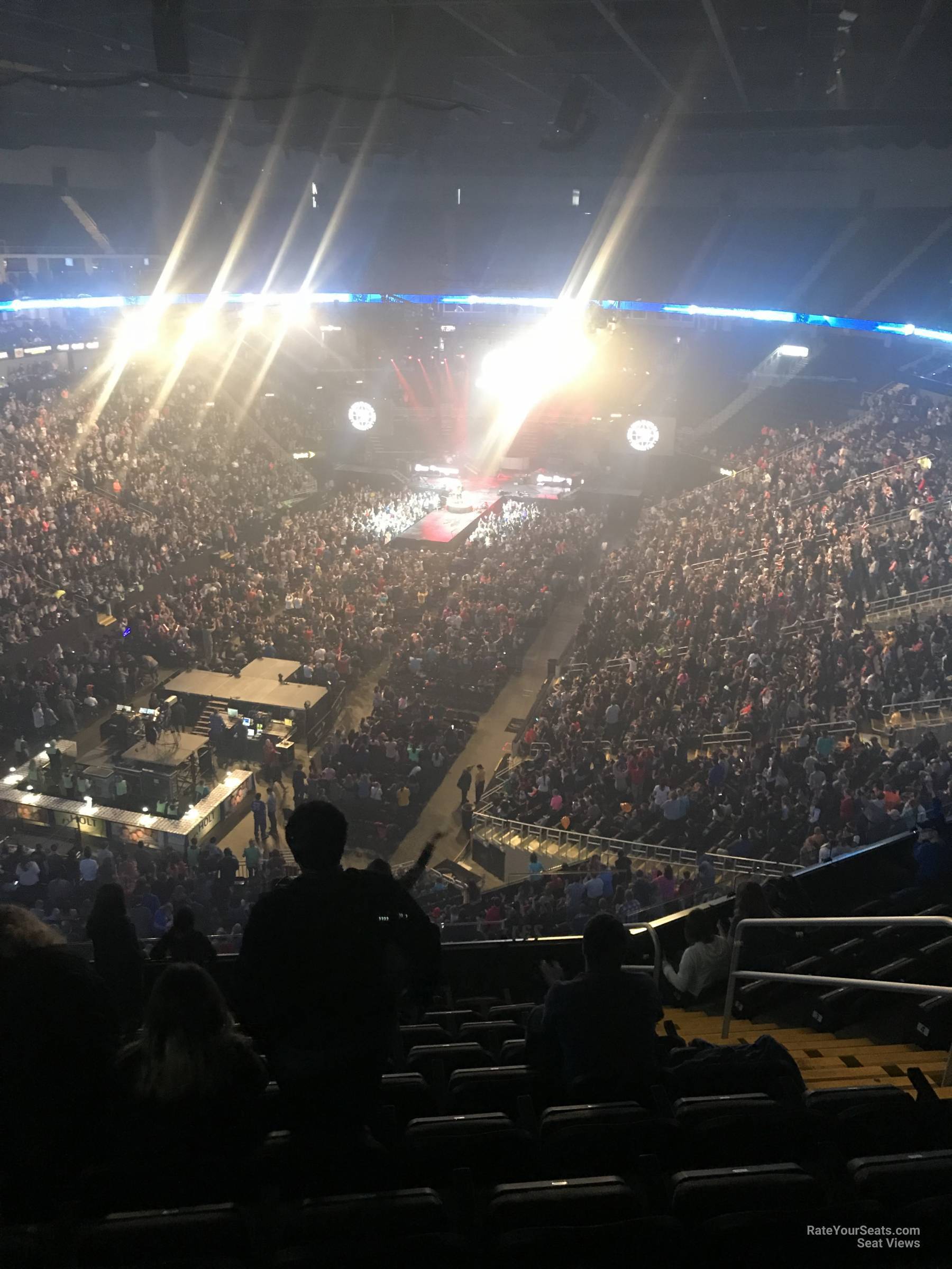section 231, row 9 seat view  for concert - t-mobile center